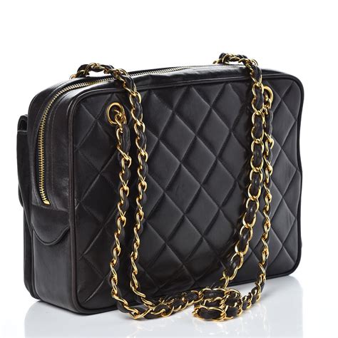 chanel black purse quilted|chanel shoulder bag black.